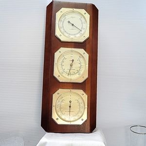 BAROMETER THERMOMETER HUMIDITY Euc